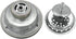 Spin and Seal Kitchen Basket Strainer, Solid Stainless Steel, Fits 3-1/2"-4" Universal Fit