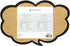 Navaris Cork Board Bulletin Board, Thought Bubble Design 11 x 17 in, includes 5 Pins for Message Display