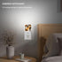 Jahiona White,0.5W LED Night Light Lamp with Smart Sensor Dusk to Dawn Sensor,Drops-Like Shapes Spots Pattern Night