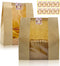 HiCivan 15.7x10.2x5.1in Extra Large Paper Bread Bags for Homemade Bread with Window&Sticker