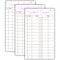 Generic Steakhouse Guest Check Server Note Pads, Waitress Server Pad with Steak Temperatures,
