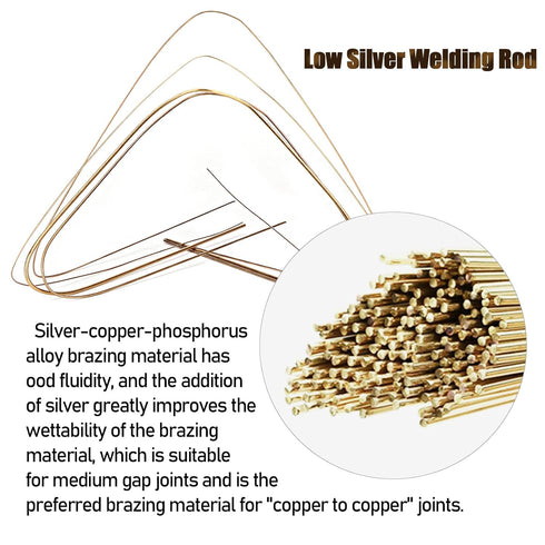 4pcs Gold Silver Copper Welding Rods, 0.5mm 0.7mm 1.0mm 1.5mm, Flexible Durable Soldering Wire for Jewelry Making