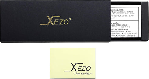 Xezo Speed Master Twist Action Medium Ballpoint Pen, Matte Cerise Fuchsia with White Mother of Pearl, Chrome Plated