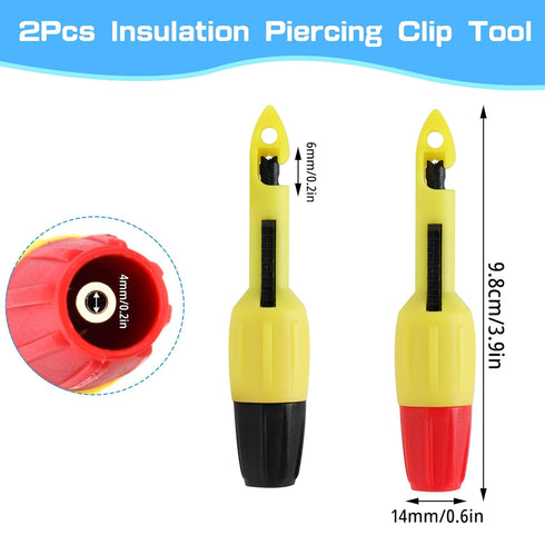2Pcs Insulation Piercing Probe, Multimeter Test Probe Tools for Automotive Electrical Circuit Testing