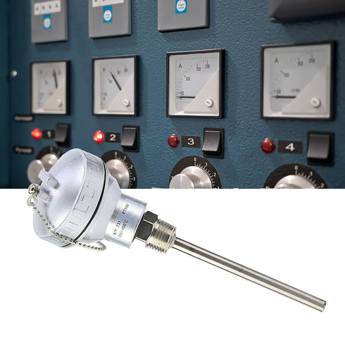 High Efficiency RTD PT100 Temperature Sensor Probe, 1/2" NPT Thread for Temperature Controllers Industrial