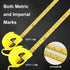 2 Packs Tape Measure 25 ft / 16 ft, Esydon Measuring Tape Extendable, Self-Locking Tape Measurer, Easy Read