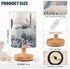 Qilmy Desert Landscape Cacti Bedside Table Lamp with USB Port, Warm LED Small Nightstand Lamp for Bedroom, Living Room