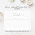 5.5x4.25" Sympathy Thank You Cards with White Daisies, Funeral Thank You Cards, Personalized Bereavement Notes