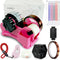 Heat Tape Dispenser Sublimation, Pink Multi-Roll Set, PreCut 1.4'' Pieces for Heat Transfer