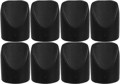 Toddmomy 8pcs Black Folding Chair V-tip Stabilizer Caps, Folding Chair Leg End