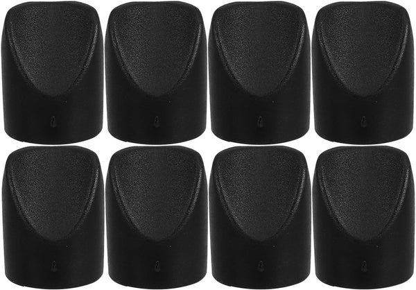 Toddmomy 8pcs Black Folding Chair V-tip Stabilizer Caps, Folding Chair Leg End