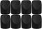 Toddmomy 8pcs Black Folding Chair V-tip Stabilizer Caps, Folding Chair Leg End