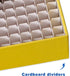 81 Wells 2 Inch Height Lab Freezer Box with Lid, Microtube Storage Box for 0.5mL/1.5/2.0mL Tubes, 5 Pcs/Pack