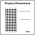 Fukaisu 588pcs 3D 3mm 6mm 3D Scanning Dots, ID OD High Precision Adhesive Tracking Markers Reference Points & Diffuse