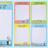 Sleazy Greetings Funny To Do List Notepad - 4 Large Sarcastic Memo Pads, 5 x 7-Inches Grocery Lists for Teacher Gifts