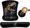Keyboard Wrist Rest and Mouse Pad Wrist Support Set, Ergonomic Gel Mouse Pad with Non-Slip Base for Easy Typing