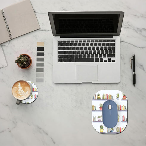 MUOHEGNT 6 7 Inch,Mini Small Mouse Pad x Mouse Pad with Non-Slip Rubber Base,Waterproof Compact Mouse Mat for Laptop