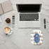 MUOHEGNT 6 7 Inch,Mini Small Mouse Pad x Mouse Pad with Non-Slip Rubber Base,Waterproof Compact Mouse Mat for Laptop