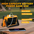 120W 144 10000LM 4 IP66 Solar Rechargeable Work Light, LED Led Work Light with Modes, Portable Flood Light with Stand