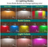 4 Pack 10 Solar Fence Lights Outdoor RGB Color Changing and Fix Colors Stainless Steel Waterproof Solar Lights LED Wall