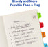 AVERY Mini Ultra Tabs, 1" x 1.5", 2-Side Writable, Assorted Colors, 40 Repositionable Tabs (74760)