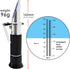 Alcohol Refractometer for Spirit - Alcohol Volume Percent with ATC Dual Scale Brix 0-40% 0-25% VOL