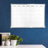 Flipside Framed Calendar Dry Erase Board, 24 x 18, White Surface with Silver Aluminum Frame