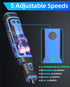 8V 135pcs 2.8Ah 5-Speed 30000RPM Cordless Rotary Tool Kit with Accessories, Battery Rechargeable Engraving Pen with LED