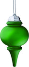 WP660 Battery Powered Hanging Decorative Outdoor Light - 8" Finial with Sensor, Green