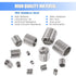 Glarks 84Pcs Stainless Steel Wire Thread Inserts - Thread Repair Sleeve Kit, Metric Assortment