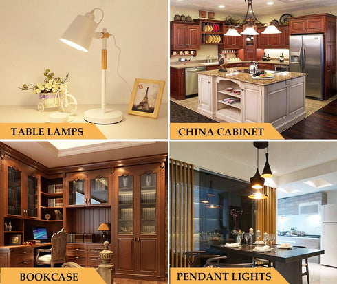 E17 R14 LED Bulb, 4W (40W Equivalent) Mini Reflector Floodlight, E17 Base, Soft White 3000K, 4 Pack