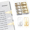 Book Line Markers 100 Count Tin Mixed Metals Bookmarkers, Arrow Bookmarks for Reading