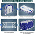yoakaiax 43.3 Inch Portable Bathtub Portable Bathtub Portable Tub for Adults Collapsible Tub for Adults, Large