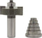 1/2 Rabbet Router Bit Set for Woodworking, 1/2" Shank, 1/2" Cutting Height, 7 Bearing Set