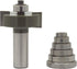 1/2 Rabbet Router Bit Set for Woodworking, 1/2" Shank, 1/2" Cutting Height, 7 Bearing Set