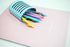 Zebra Pen Z-Grip Pastel Retractable Ballpoint Pen, 10-Pack, Assorted Color Barrel, Medium Point, 1.0mm, Black Ink