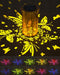 long-stars Solar Lanterns Outdoor Hanging Lights ,Waterproof Solar Table Lamps with RGB Lights,10LED