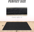 Black(48"x36") Sycoodeal Office Chair Mat for Hardwood Floor,Office Computer Gaming Chair Mat for Tile Floor,Large