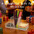 Set 3, YAGELI Clear Acrylic Desk Organizer of Magnetic Modular Pen Holder with Sticky Notes & Paperclip Tray, Aesthetic