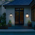 Mailbox, 2 Pack Solar Wall Lights Outdoor Waterproof Solar Fence Light LED Downlights with Warm White & RGB Modes