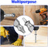 HaiFafafaing 6 Set Pcs Stripped Screw Extractor Hss Damaged Screw Remover and Extractor Nuts & Bolts Drill Bit Tools