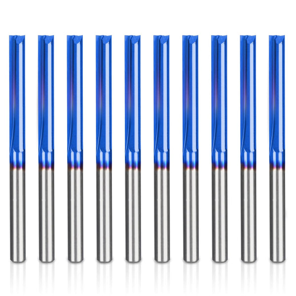 HQMaster CNC Router Bits 1/8 Router Bit Straight Router Bit 1 8