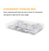 binifiMux 100pcs #6-32 304 Stainless Steel Hex Nuts, Lock Nuts