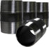 Everflow Supplies NPBL3425-4 Steel Nipple Pipe, Pack of 4, Black
