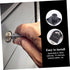 2 Mailbox 19mm 32mm Vaguelly Office File Cabinet Cam Lock with Keys, Zinc Alloy and Drawer Lock, Black Diameter Length