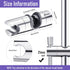 Tailpa Adjustable,18-25MM Replacement,360 Shower Head Holder for Slide Bar O.D. Hand Shower Bracket Holder for Slide
