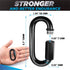8PCS 2.3” Chain Quick Links, Heavy Duty Anti-Rust Carabiner for Chain Connecting, Key Chain, Pet Leash