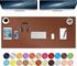 Boutilon XXXL-Brown Leather Desk Pad, 47"x 24" Large Waterproof Business Desk Mat for Keyboard and Mouse