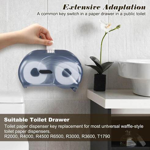 NADUSEP 10 Universal Toilet Paper & Paper Towel Dispenser Key - Pcs