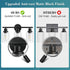 Unicozin 3 E26 Modern Bathroom Light Fixtures, Light Vanity Lights, Black Wall Lamp with Clear Glass for Bathroom
